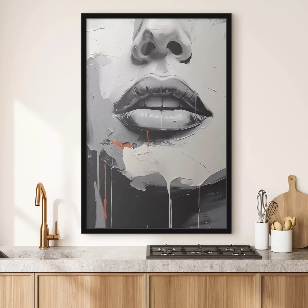 Poster Gesichter f44119