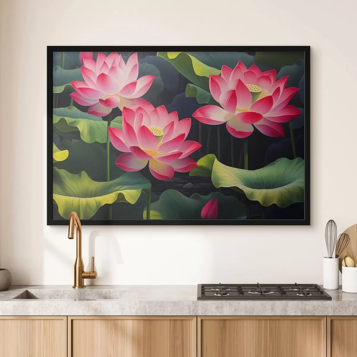 Poster Lotusblumen f44120