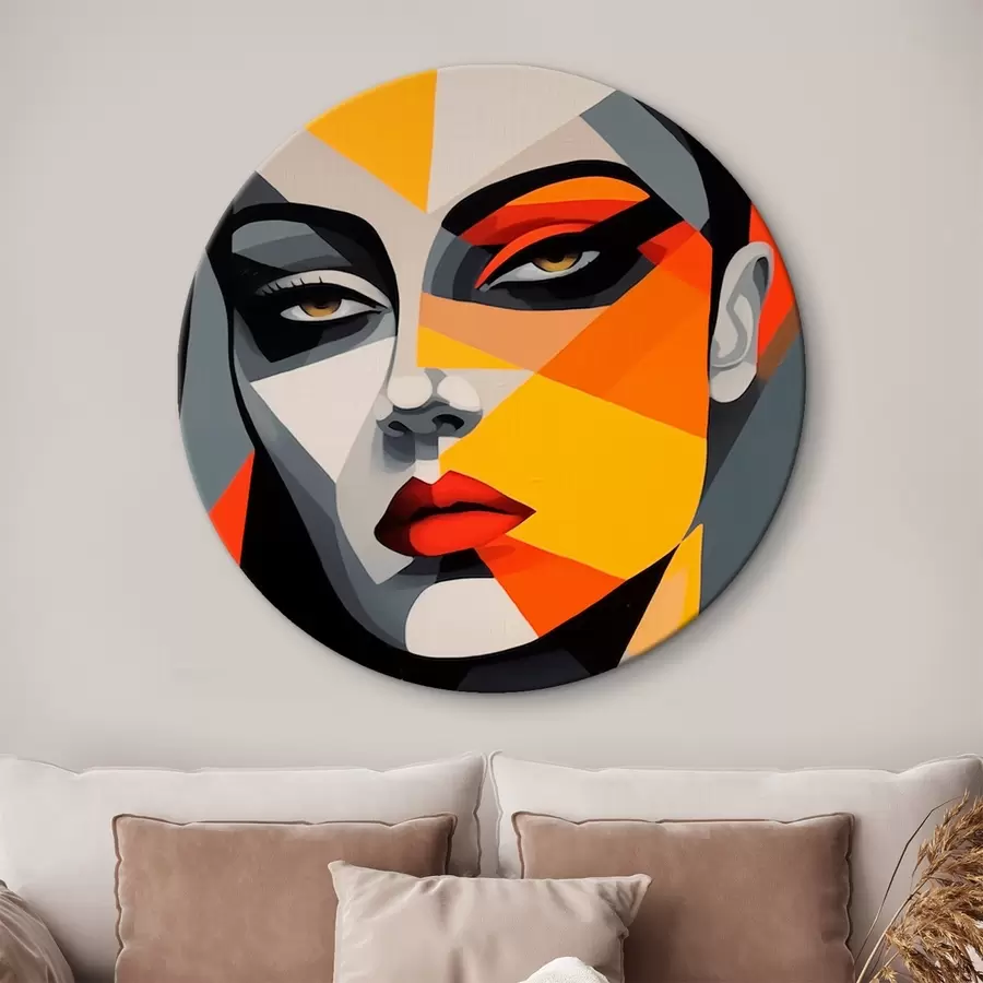 Wandbilder Abstraktes Gesicht r44111