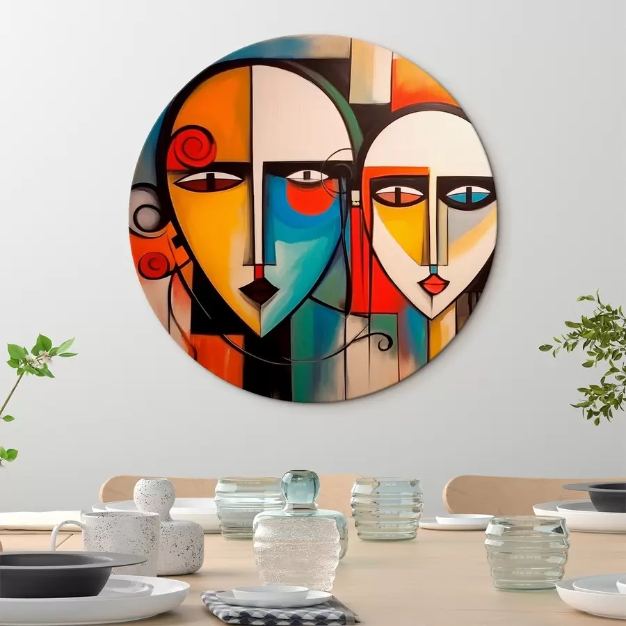 Wandbilder Abstrakte Gesichter r44118