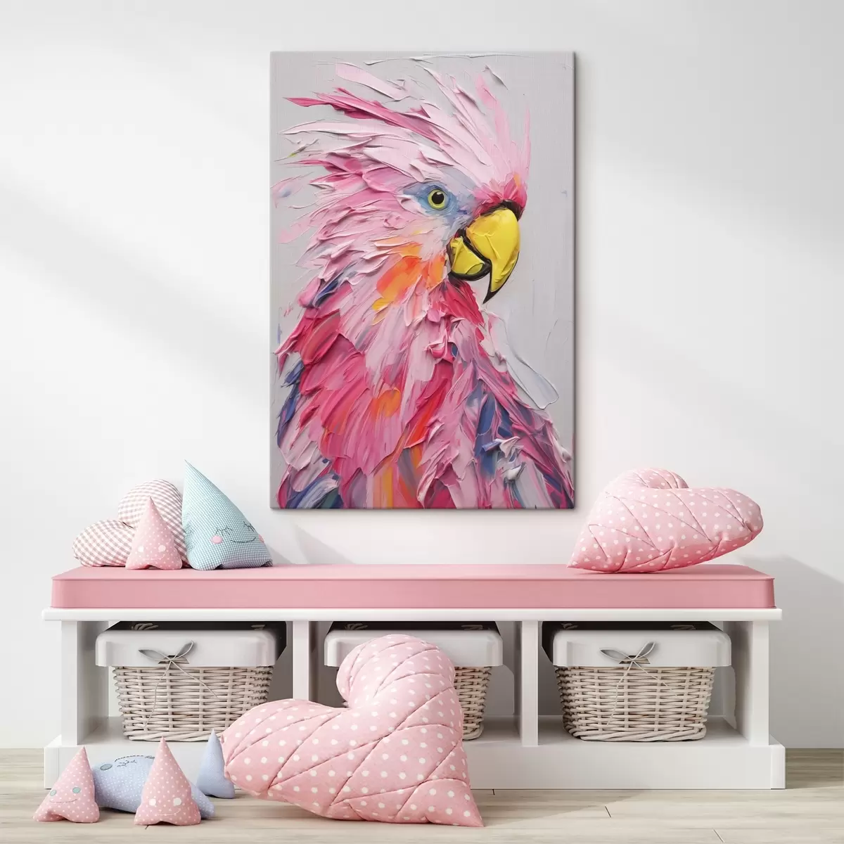 Wandbilder Kakadu Imitation Gemälde s44132