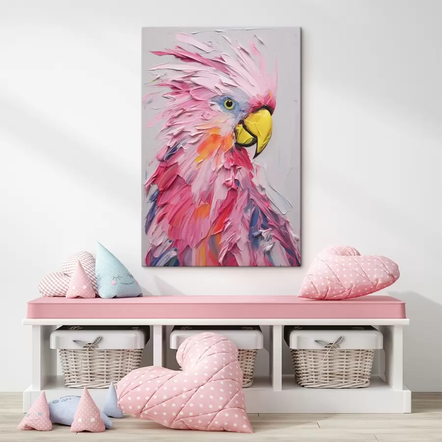 Wandbilder Kakadu Imitation Gemälde s44132