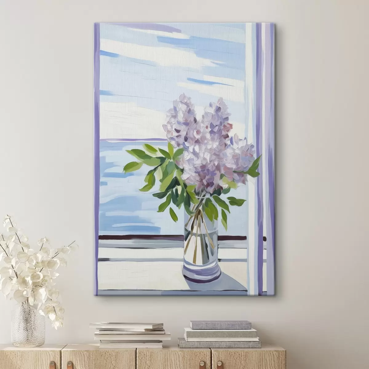 Wandbilder Ein Blumenstrauß aus Flieder s44134