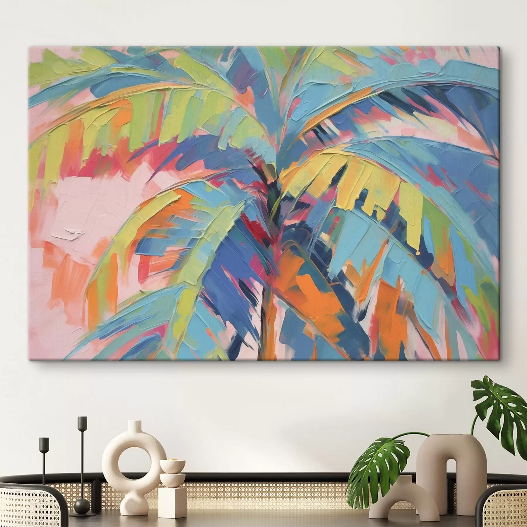 Fototapete Helles Palmenlaub s44135