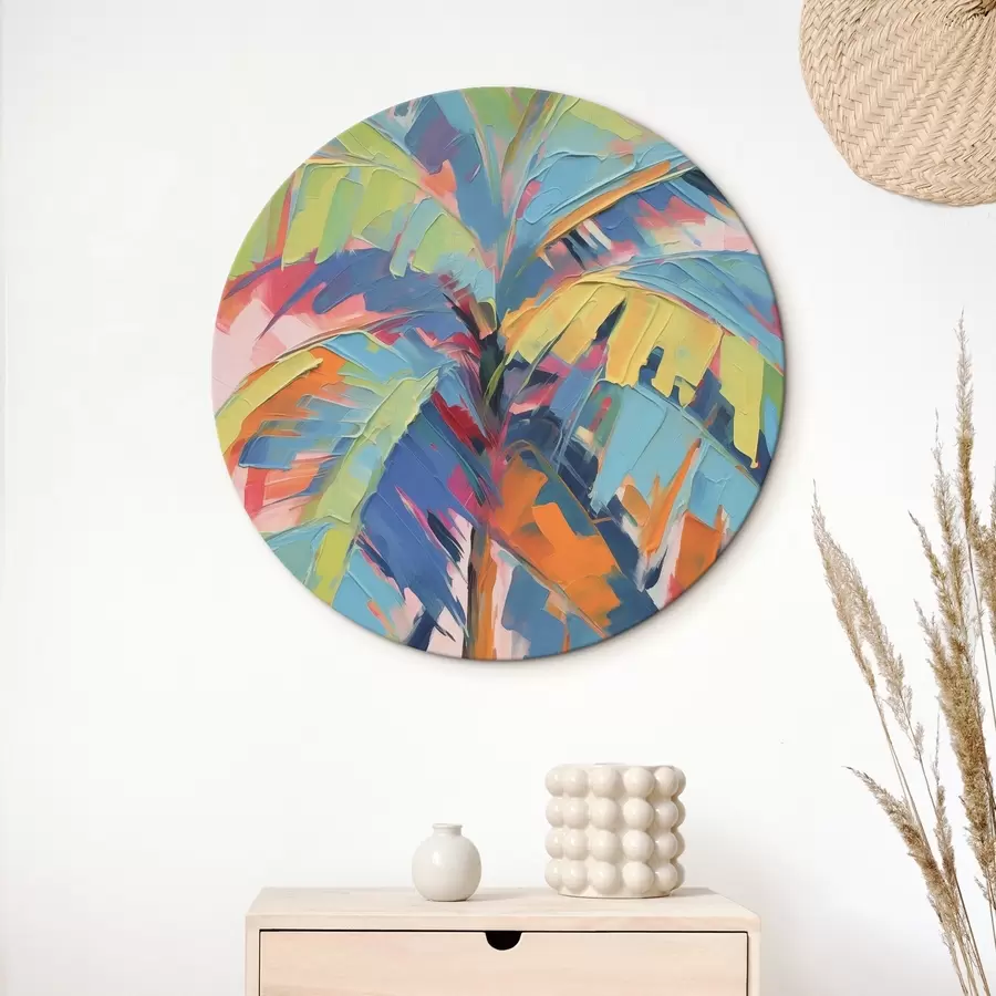 Wandbilder Helles Palmenlaub r44135