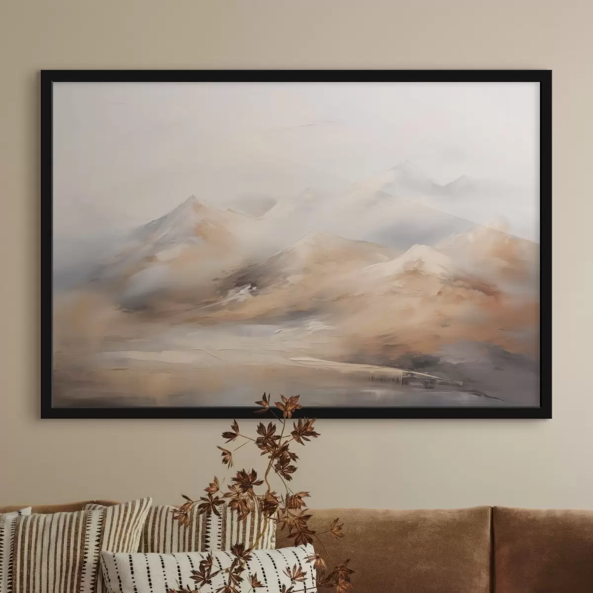 Poster Berge Nachahmung Malerei f44125