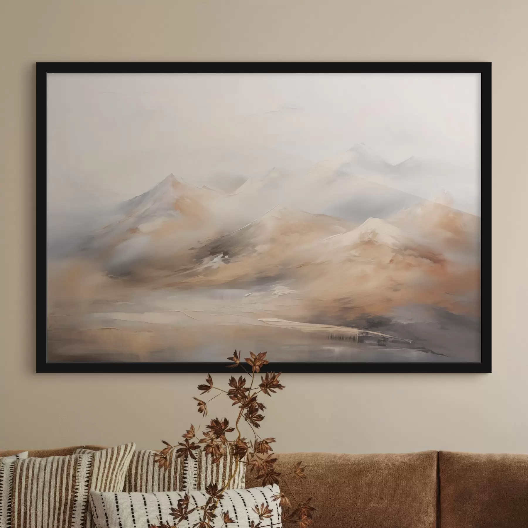 Fototapete Berge Nachahmung Malerei f44125