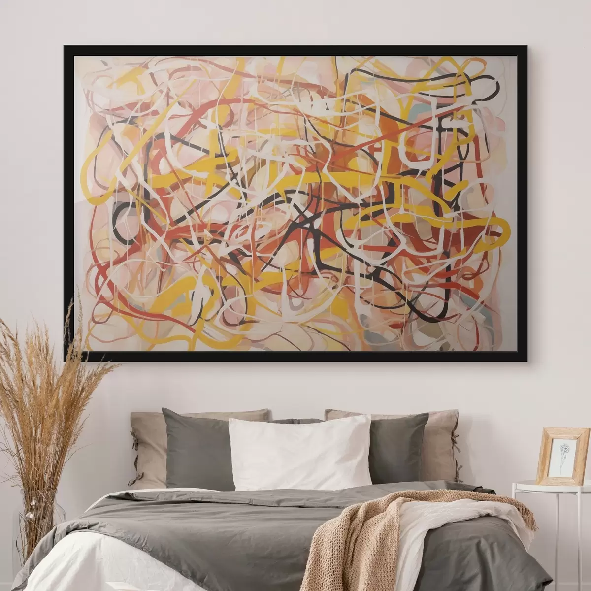 Poster Verworrene Linien f44131