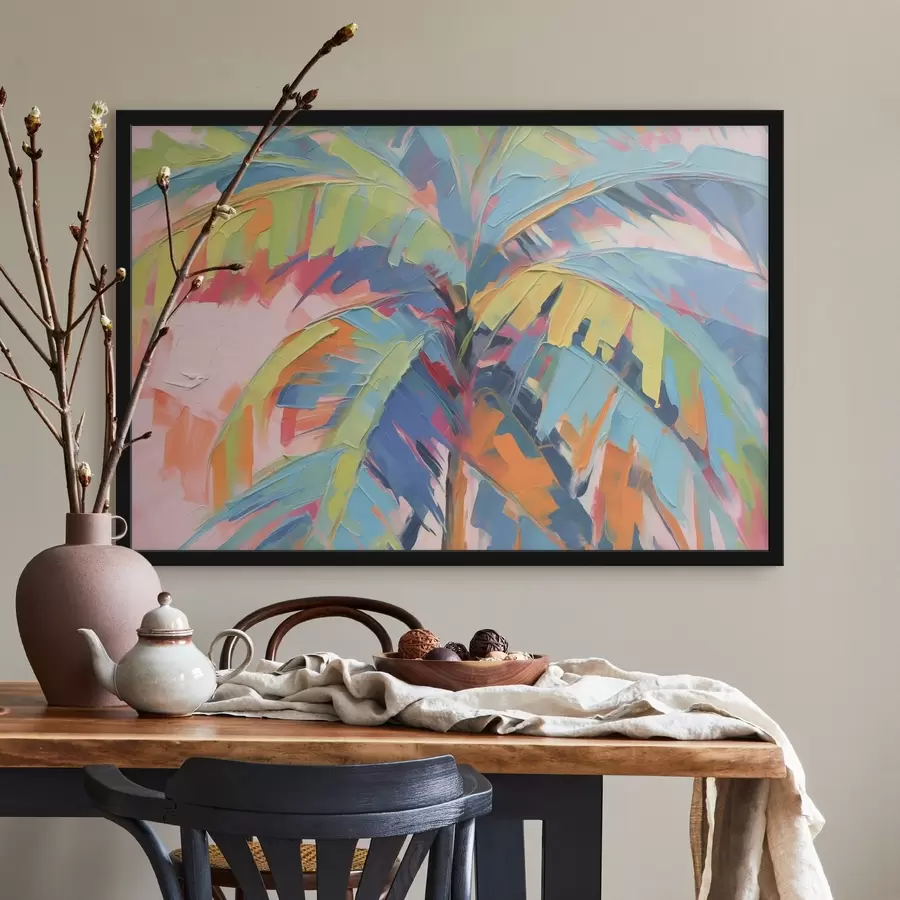 Fototapete Helles Palmenlaub f44135