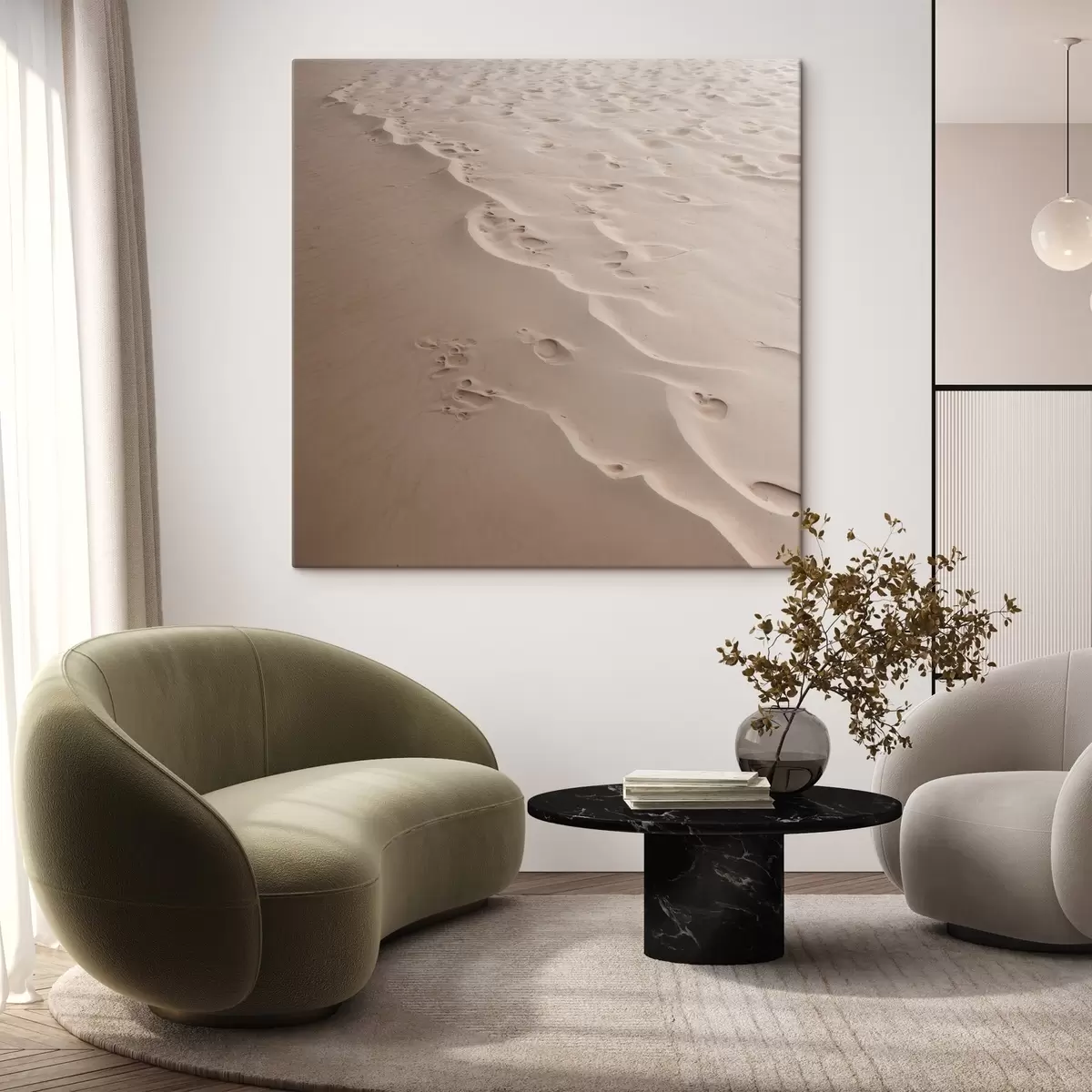 Wandbilder Strandsand s44082