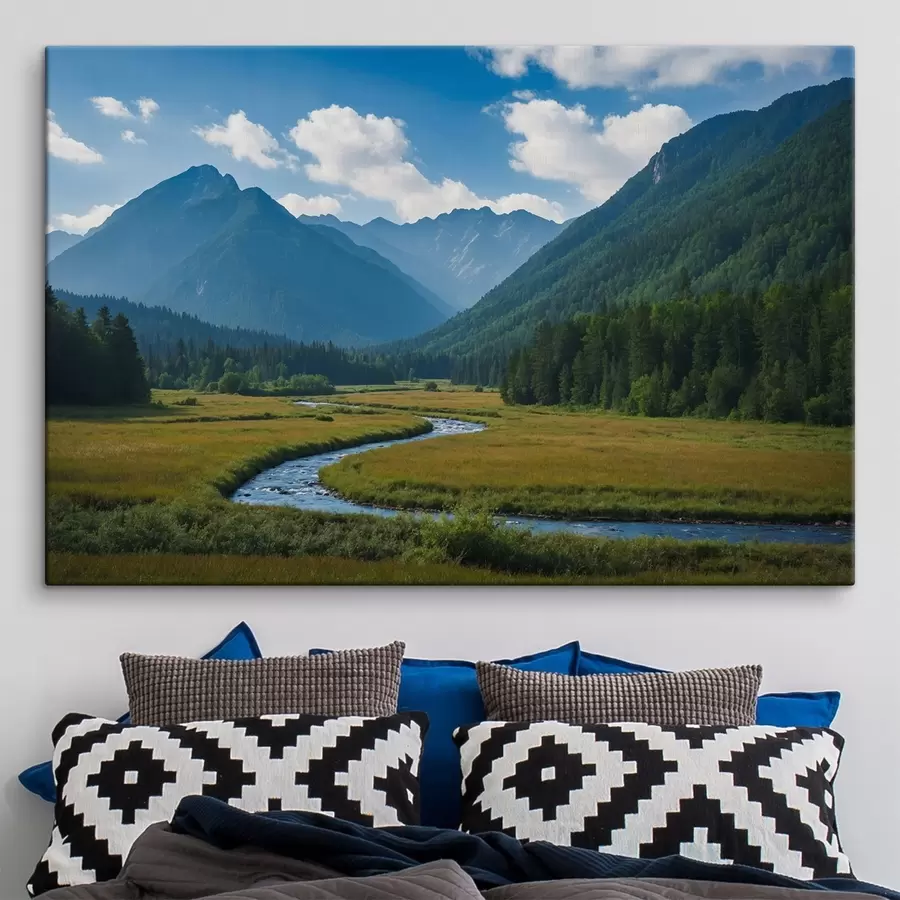 Fototapete Strom aus den Bergen s44099