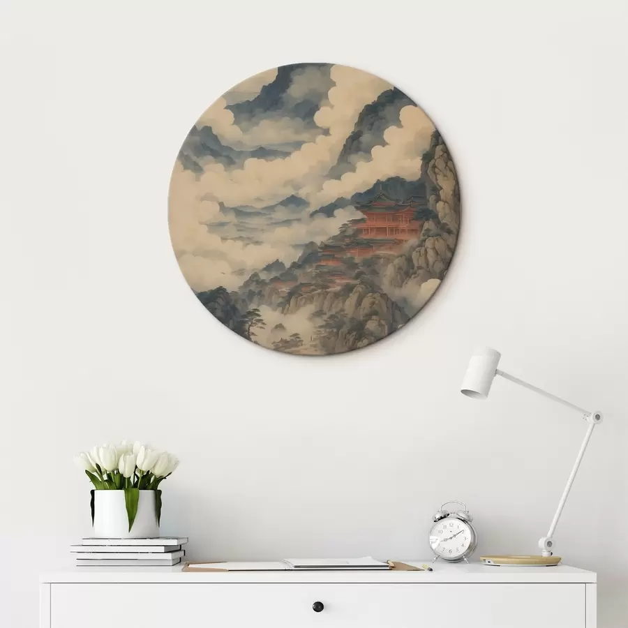 Wandbilder Chinesischer Palast in den Bergen r44058