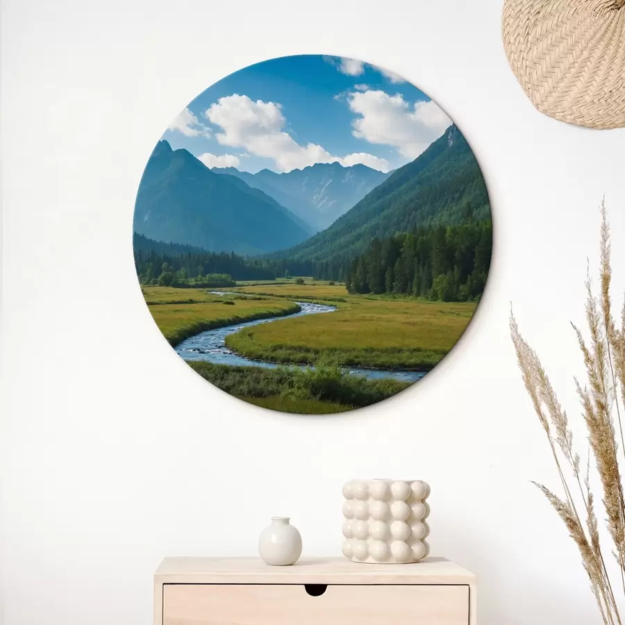 Wandbilder Strom aus den Bergen r44099