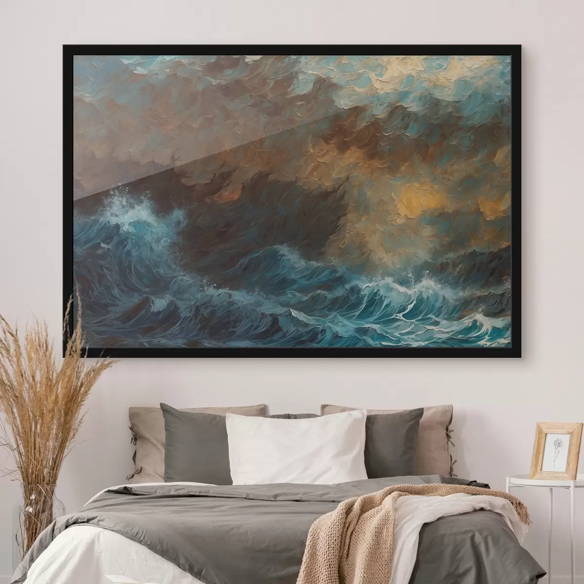 Poster Sturm auf dem Meer f44086