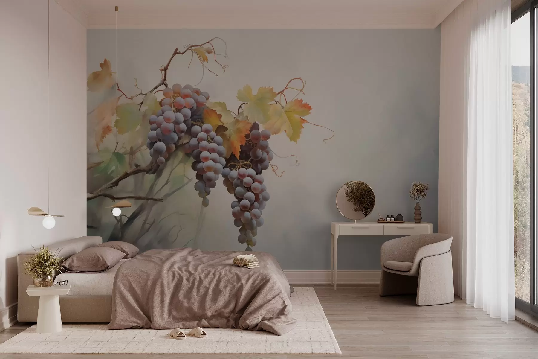 Fototapete Weintrauben w03846