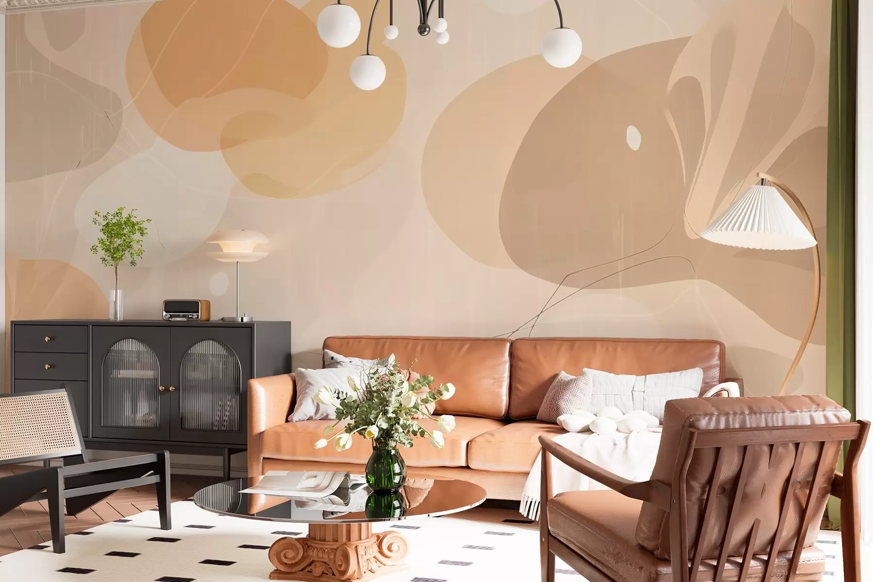 Fototapete Lichtabstraktion w03837