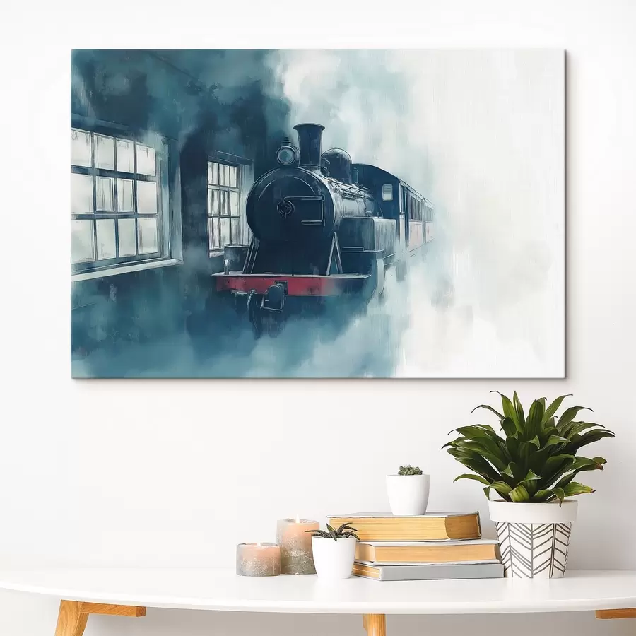 Wandbilder Oldtimer-Zug s44178