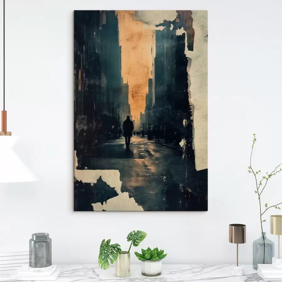 Wandbilder Alleine in der Metropole s44180