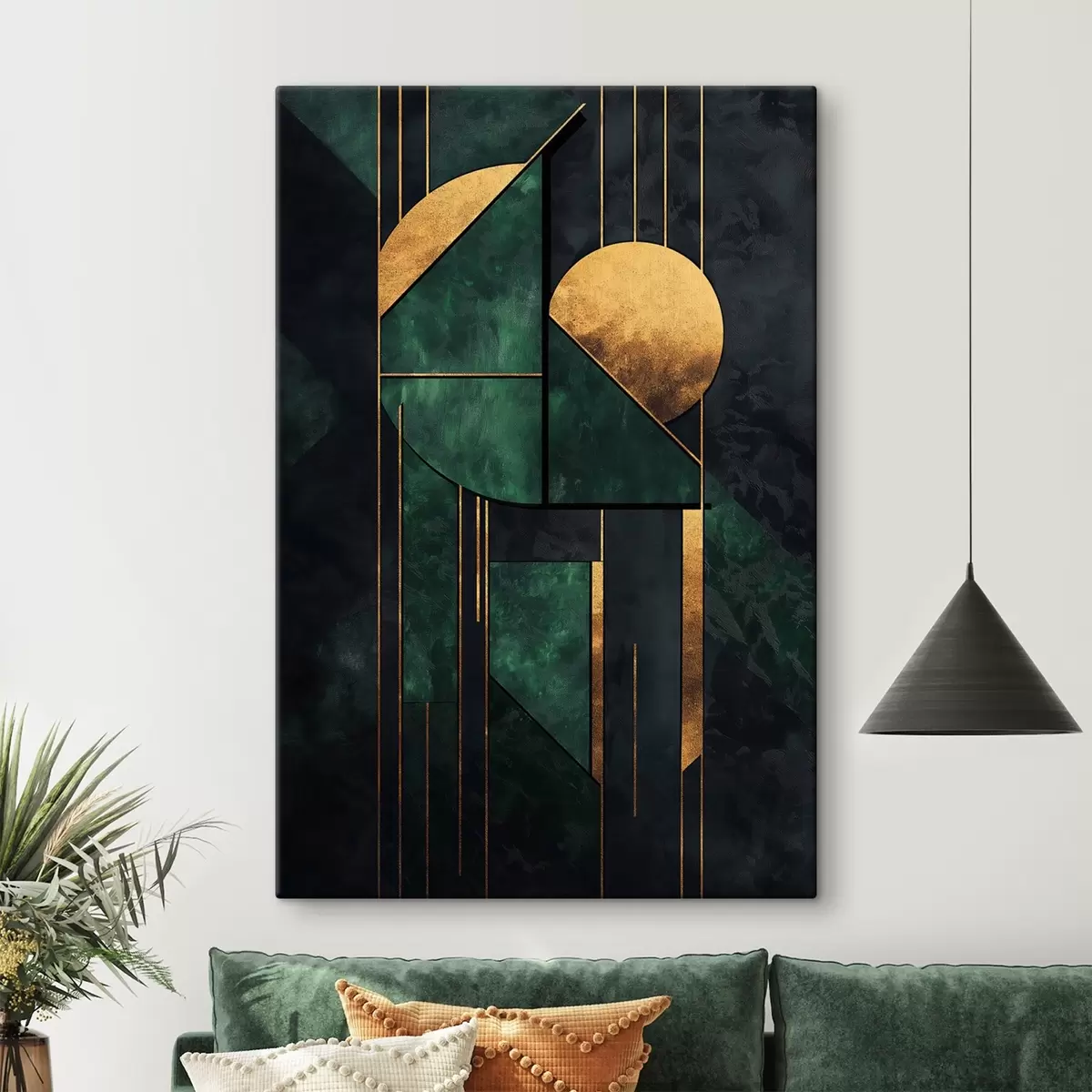 Wandbilder Smaragd-Sinfonie s44185