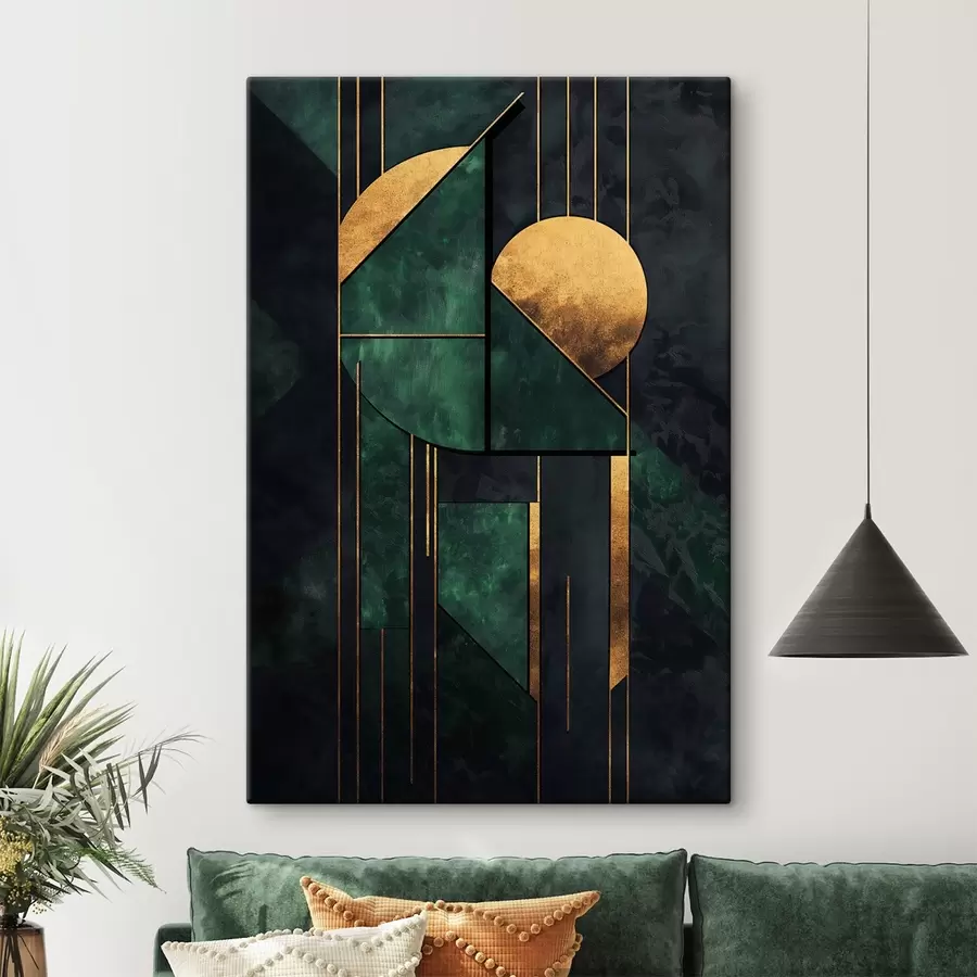 Wandbilder Smaragd-Sinfonie s44185