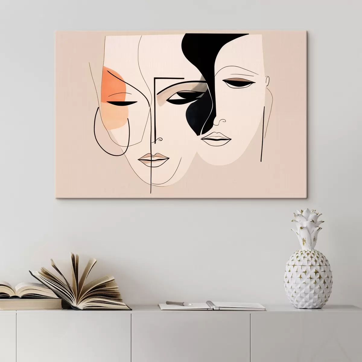 Wandbilder Zwei Gesichter der Abstraktion s44198