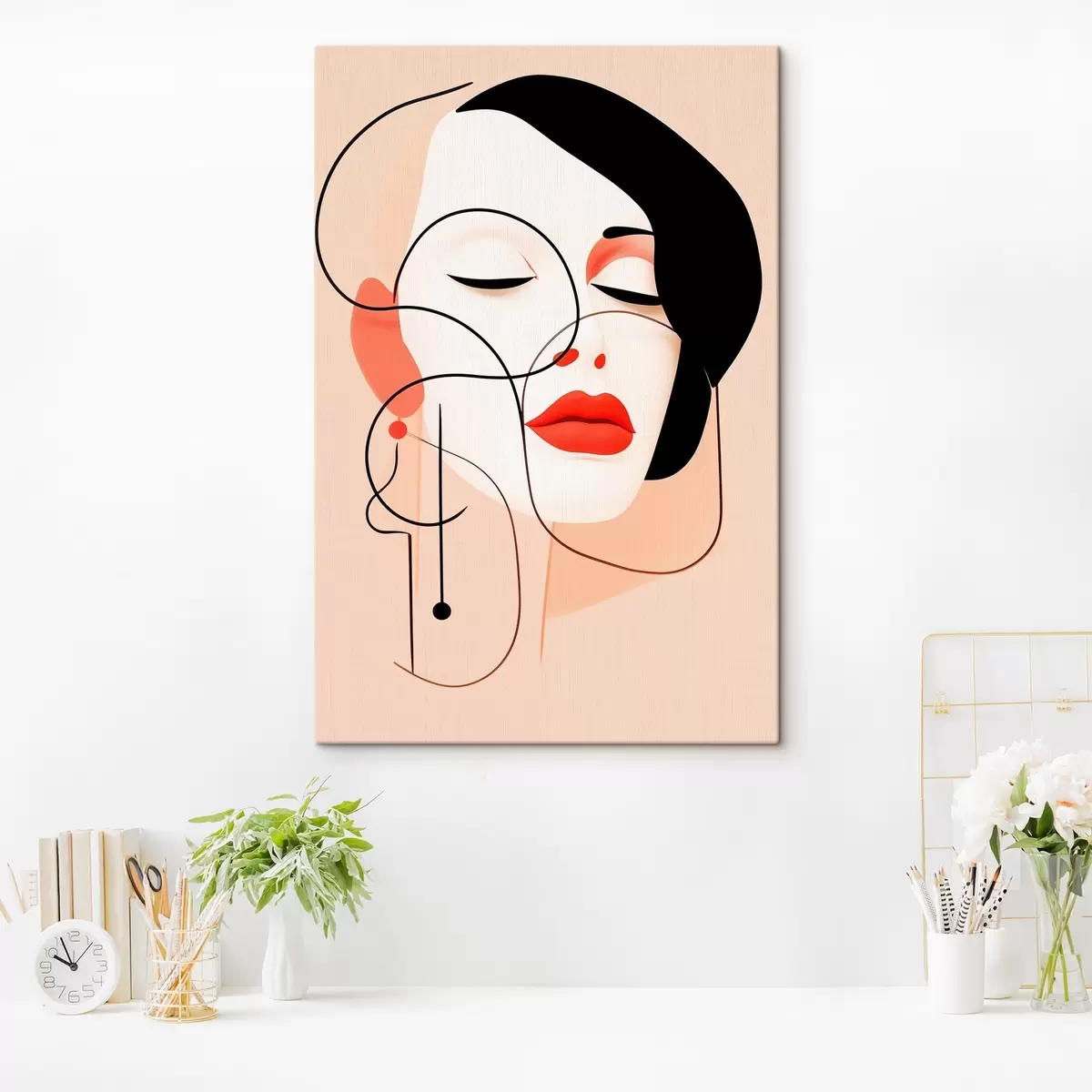 Wandbilder Eleganz des Blicks s44206