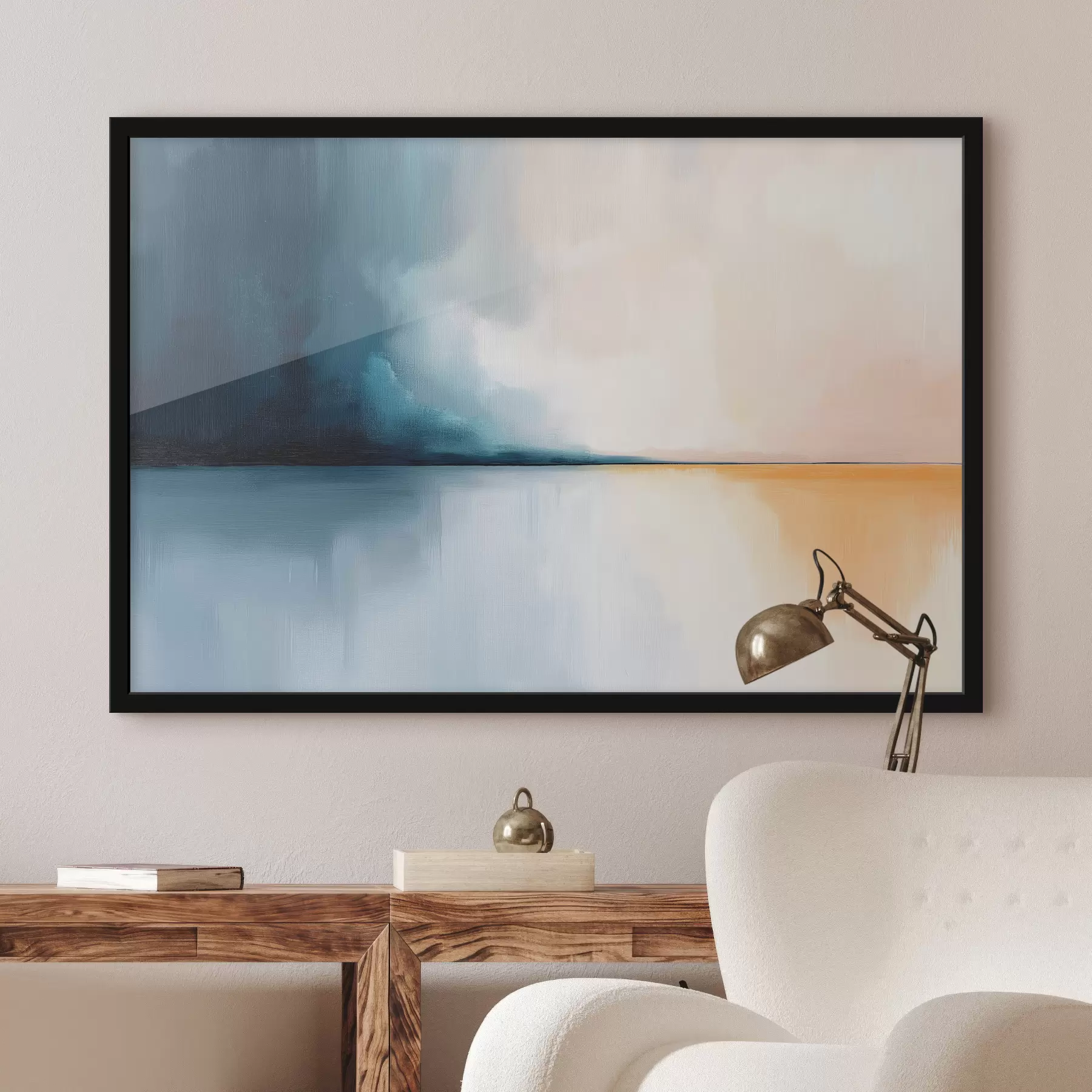 Fototapete Berge in Grüntönen f44171