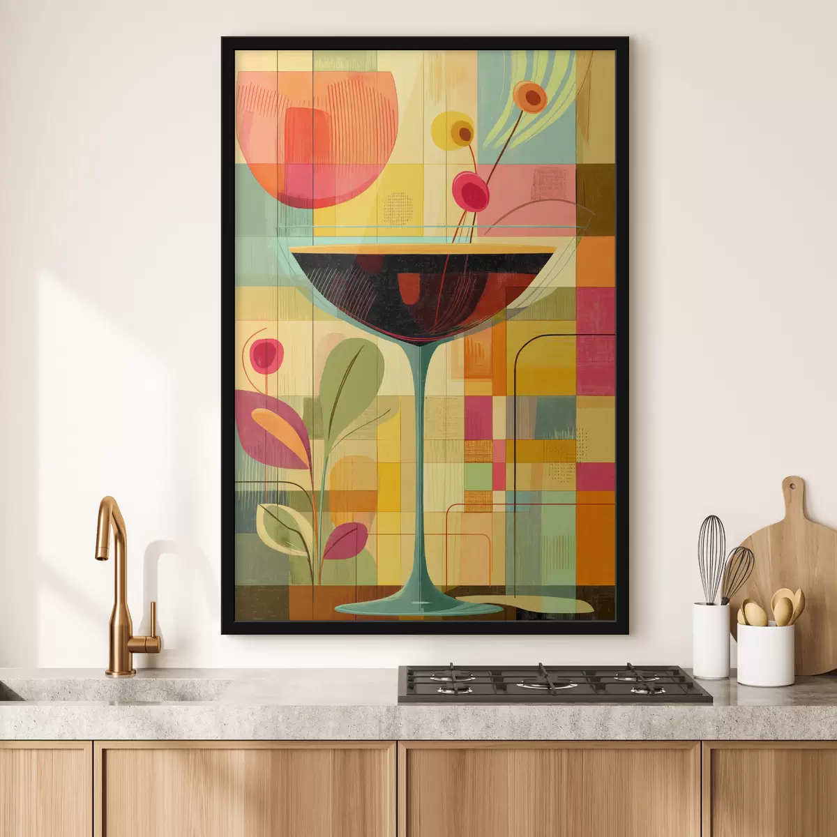 Poster Geometrische Harmonie f44177