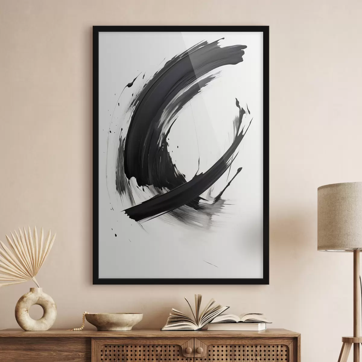 Poster Silhouette im Tanz des Lichts f44233