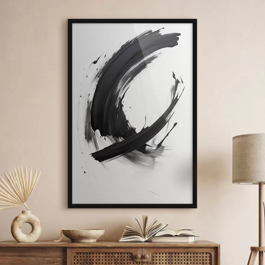 Fototapete Silhouette im Tanz des Lichts f44233