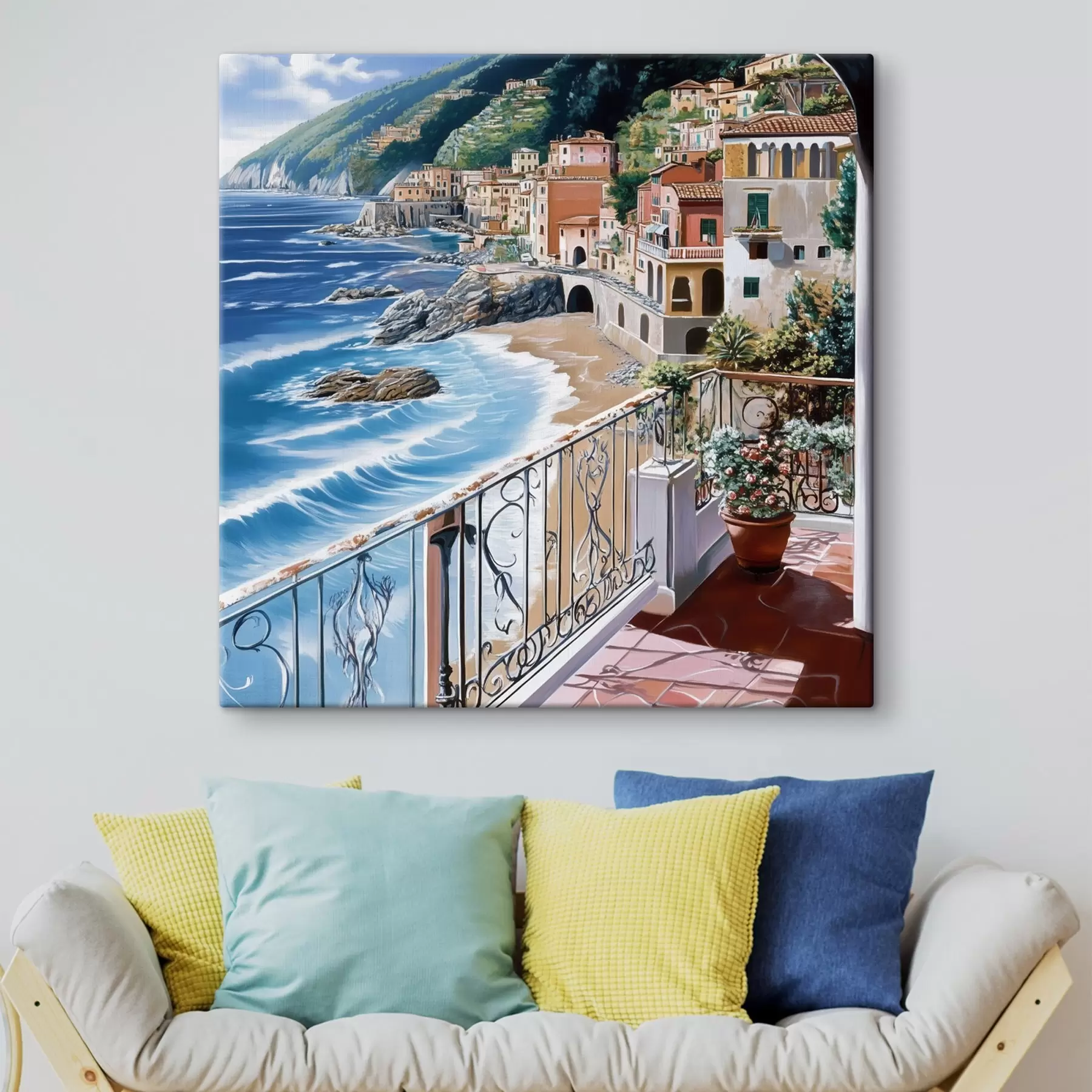 Wandbilder Stadt am Meer s44220