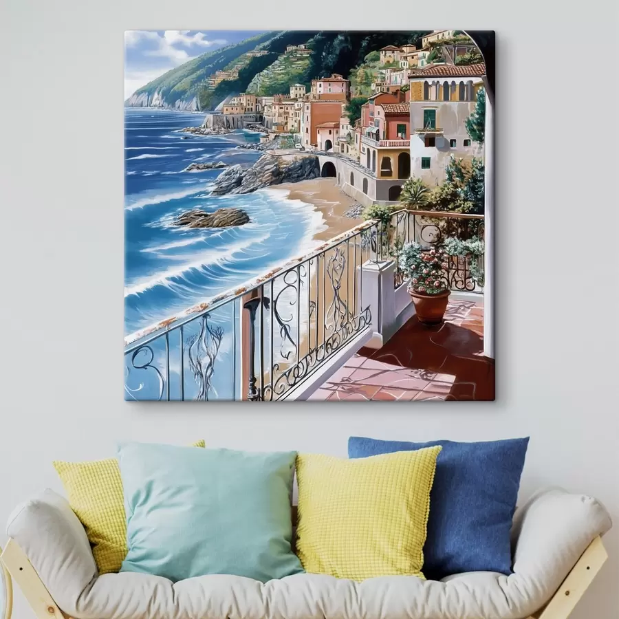 Wandbilder Stadt am Meer s44220