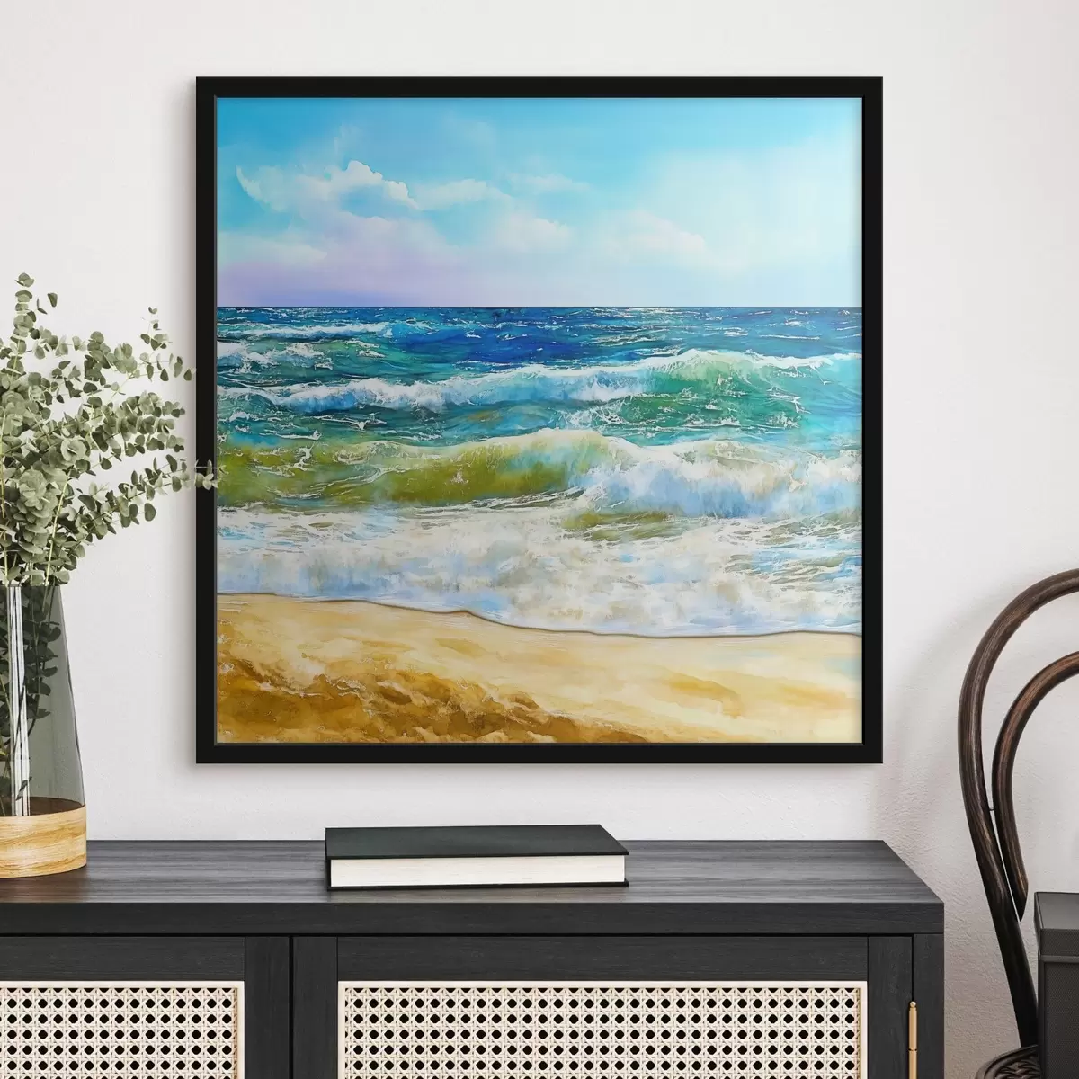 Poster Blick aufs Meer f44223