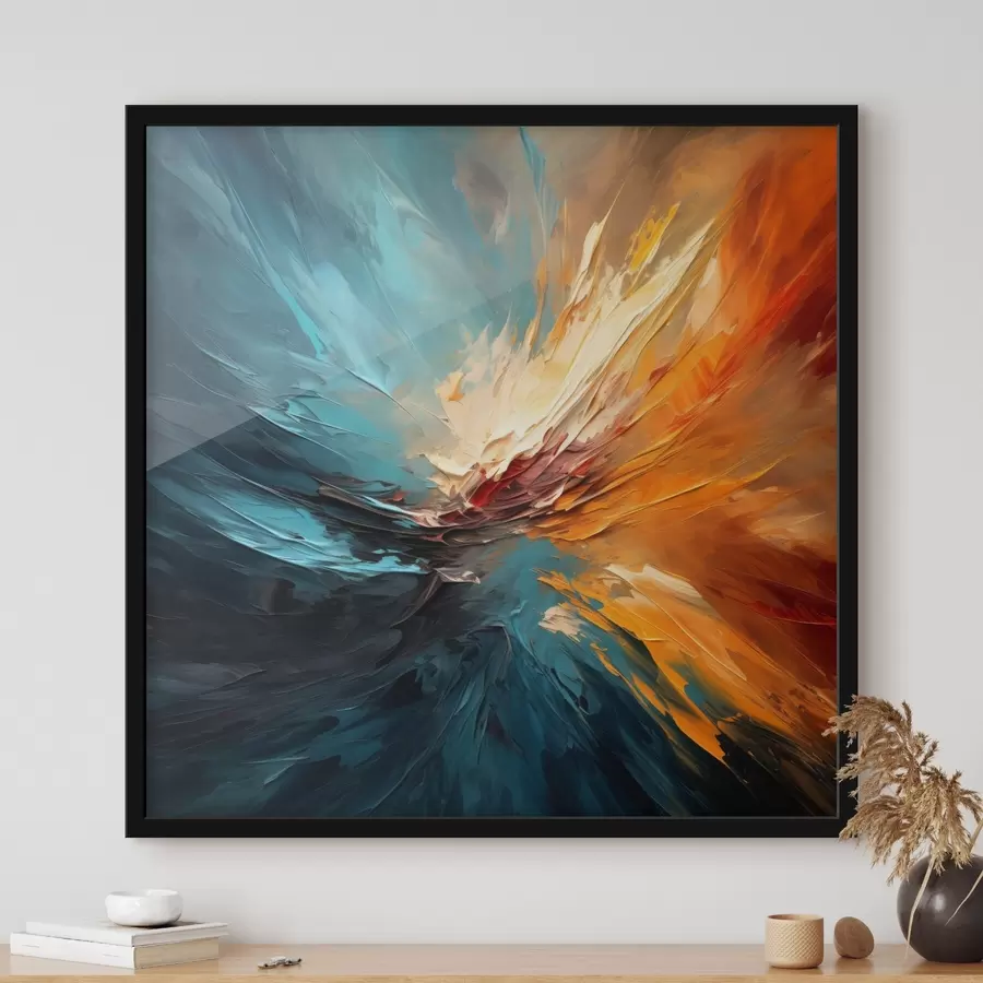 Fototapete Abstrakter Strudel von Farben f44042