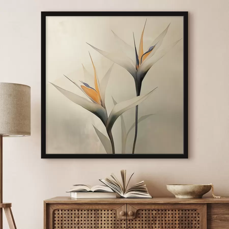 Fototapete Ungewöhnliche und elegante Blumen f44243