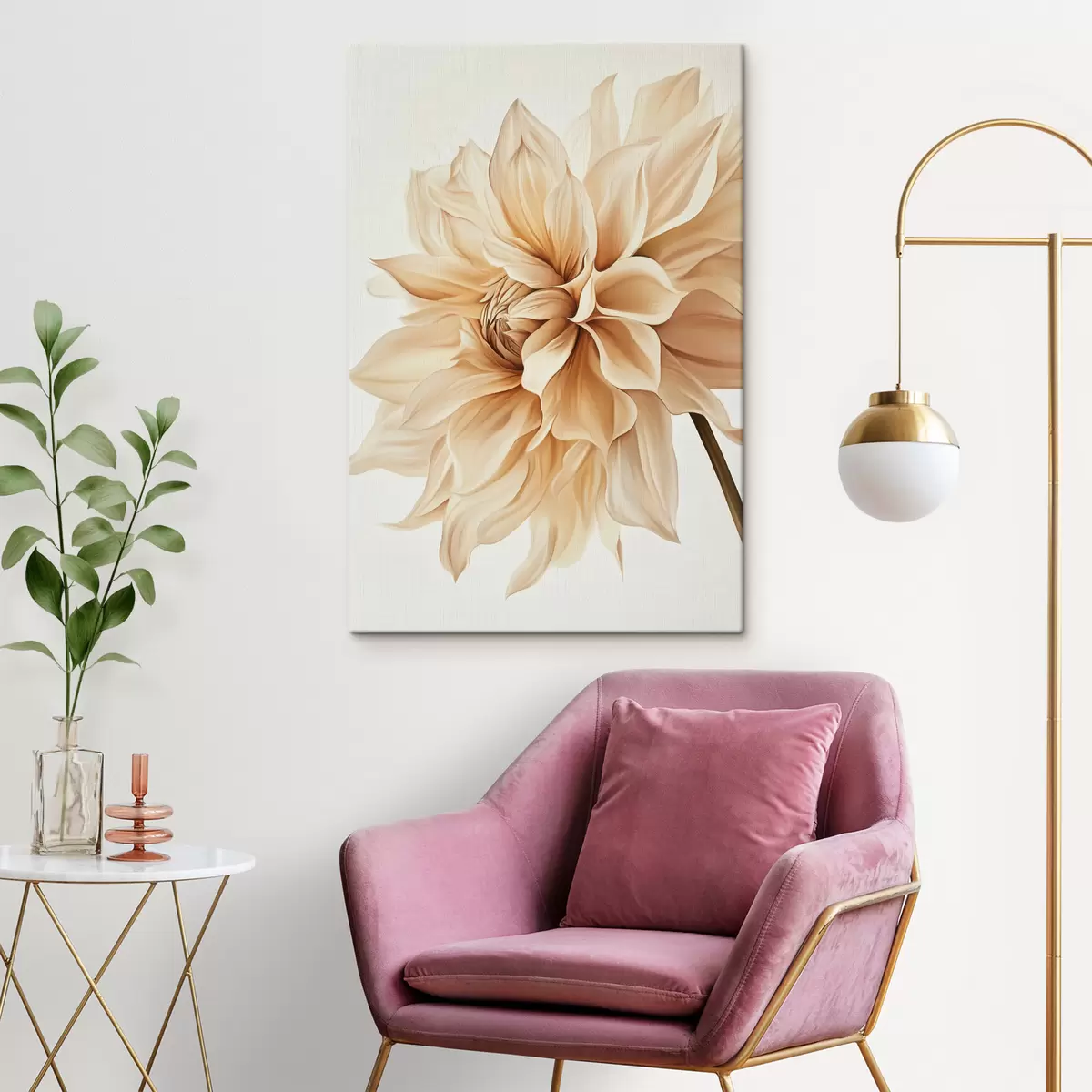 Wandbilder Große üppige Blume s44317