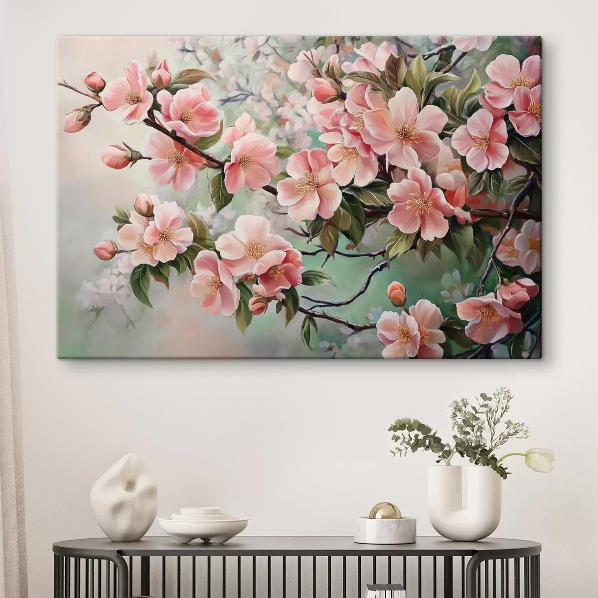 Wandbilder Blühende rosa Zweige s44327