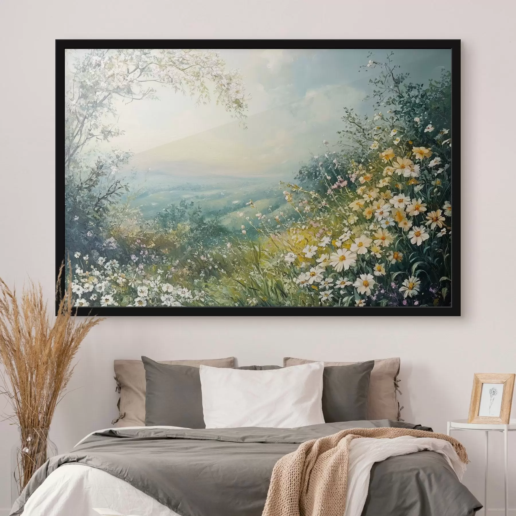 Fototapete Blühende Felder in den Bergen f44325