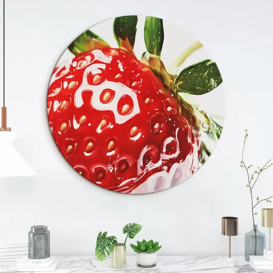 Wandbilder Große Erdbeeren r44320