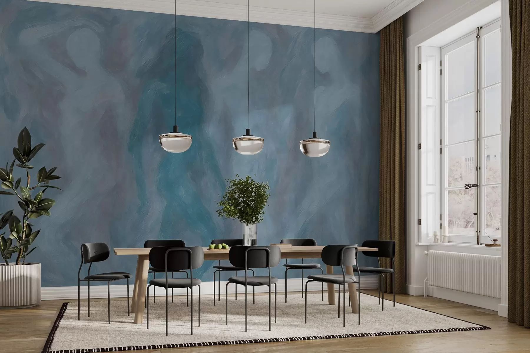 Fototapete Abstrakte Silhouetten w03982v1