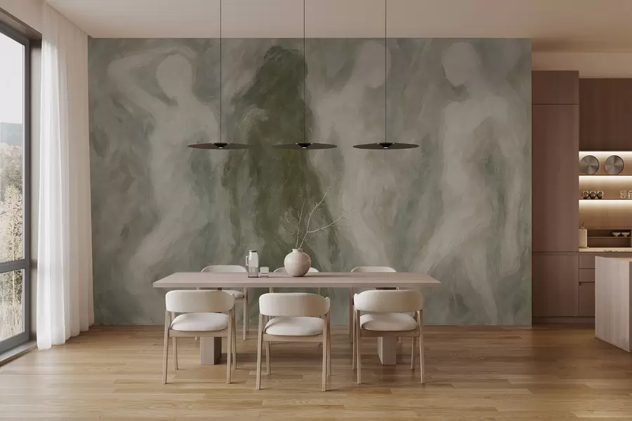 Fototapete Abstrakte Silhouetten w03982v2