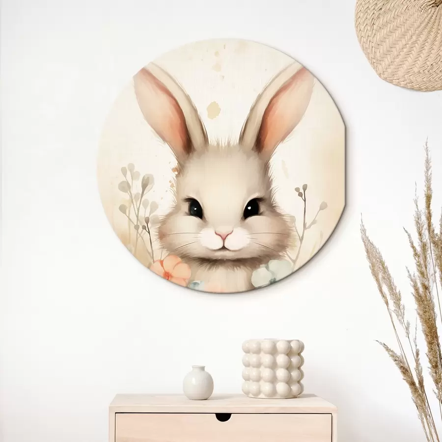 Wandbilder Pysanka auf zartblauem Hintergrund r44385