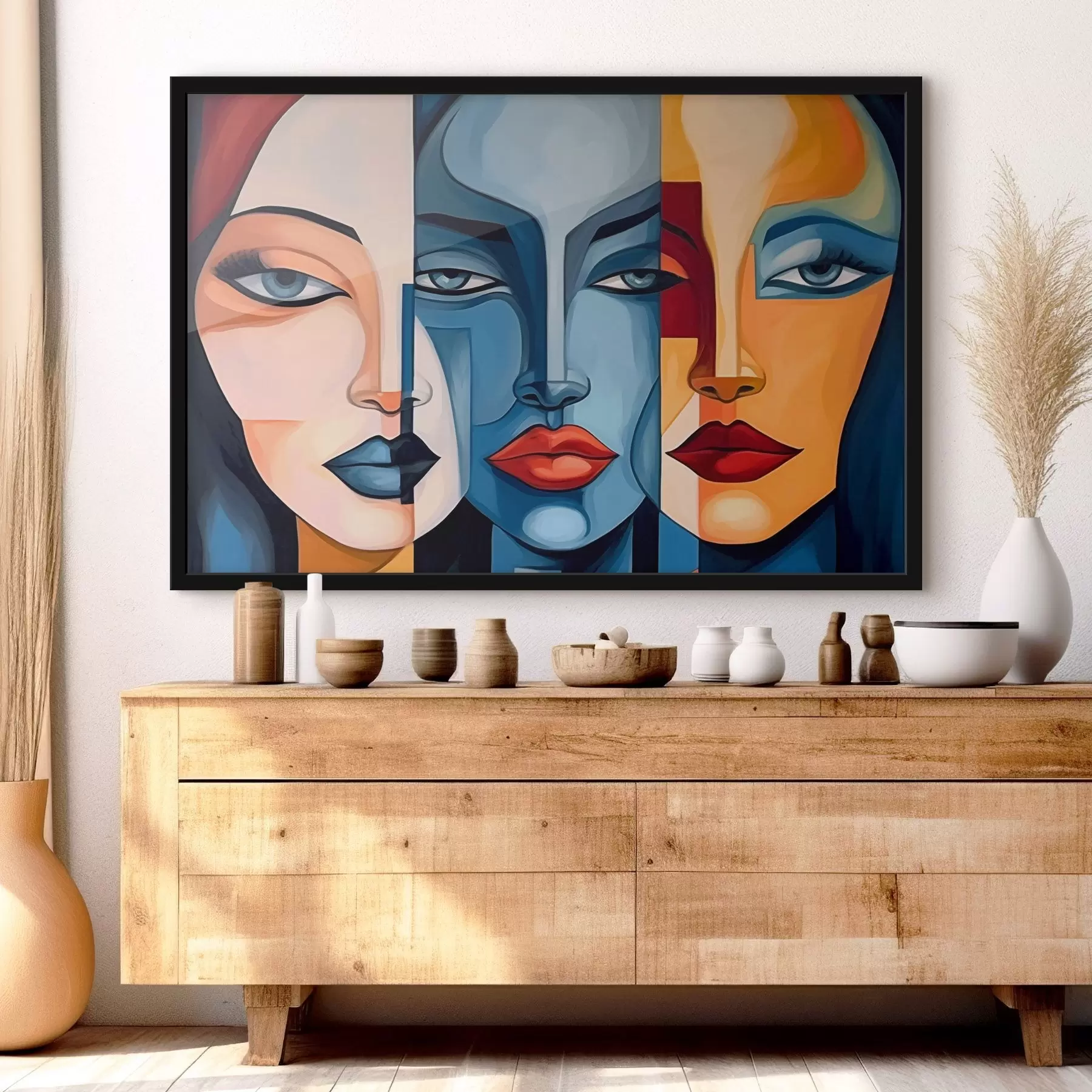 Wandbilder Abstrakte Gesichter f44279