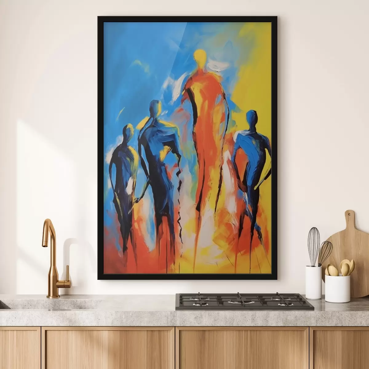 Poster Abstrakte Menschen f44282