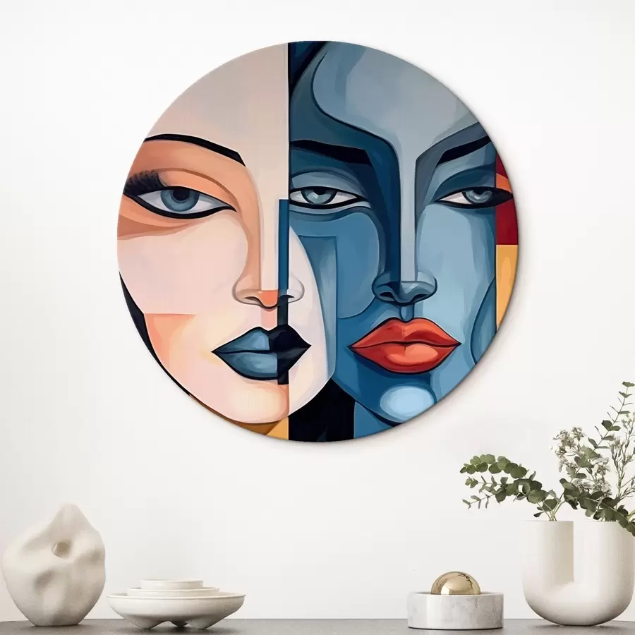 Wandbilder Abstrakte Gesichter r44279