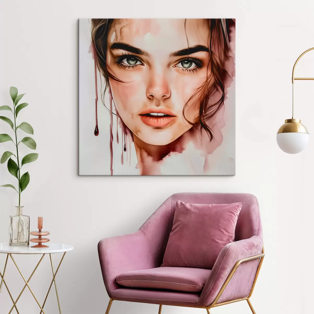 Wandbilder Porträt einer Frau s44363