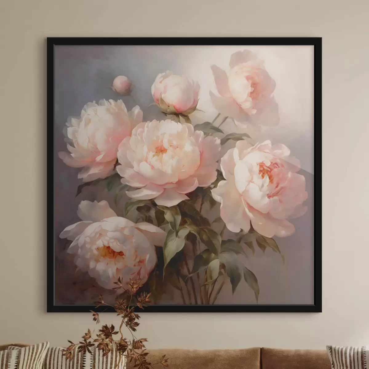 Poster Ein Strauß Pfingstrosen f44412