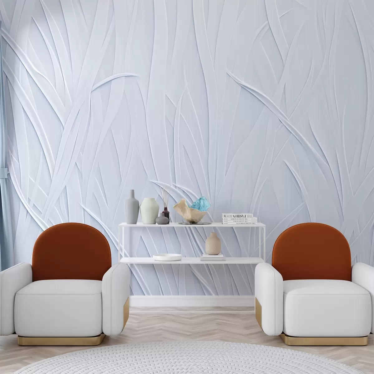 Fototapete Geschwungene Linien w03985v1