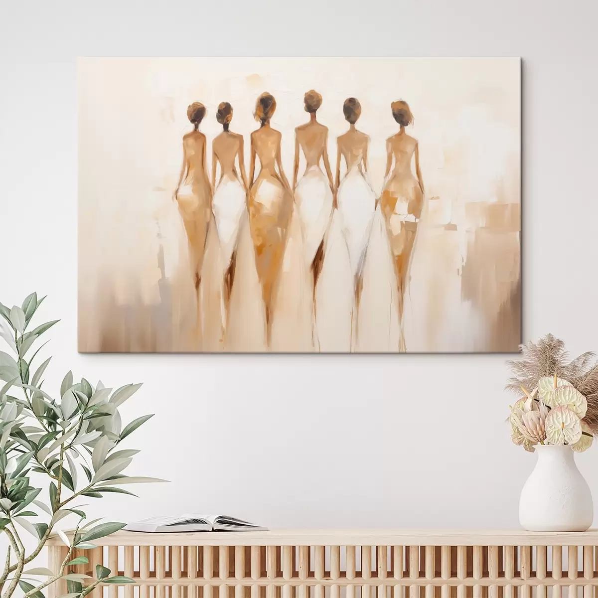 Wandbilder Abstraktion der Mädchen s44420