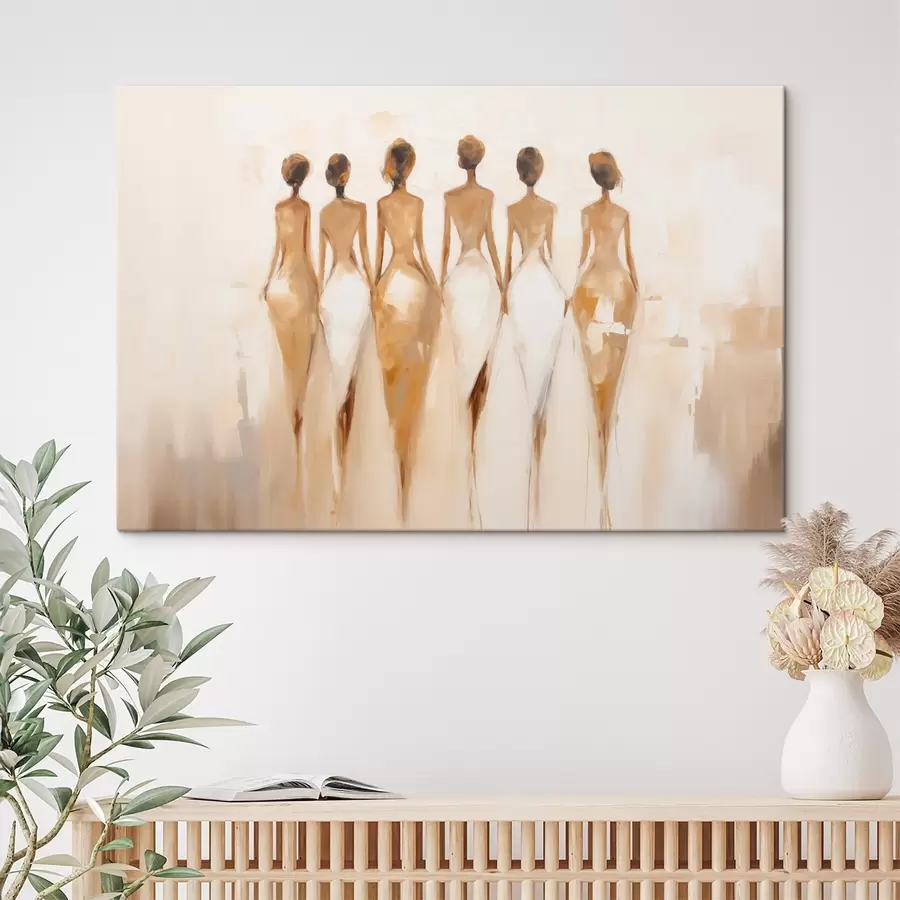 Wandbilder Abstraktion der Mädchen s44420